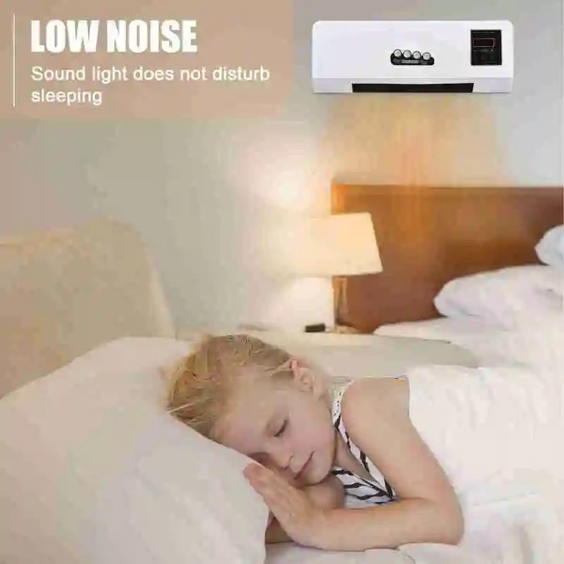 Wall Mounted Space Heater With Digital Display And Timer