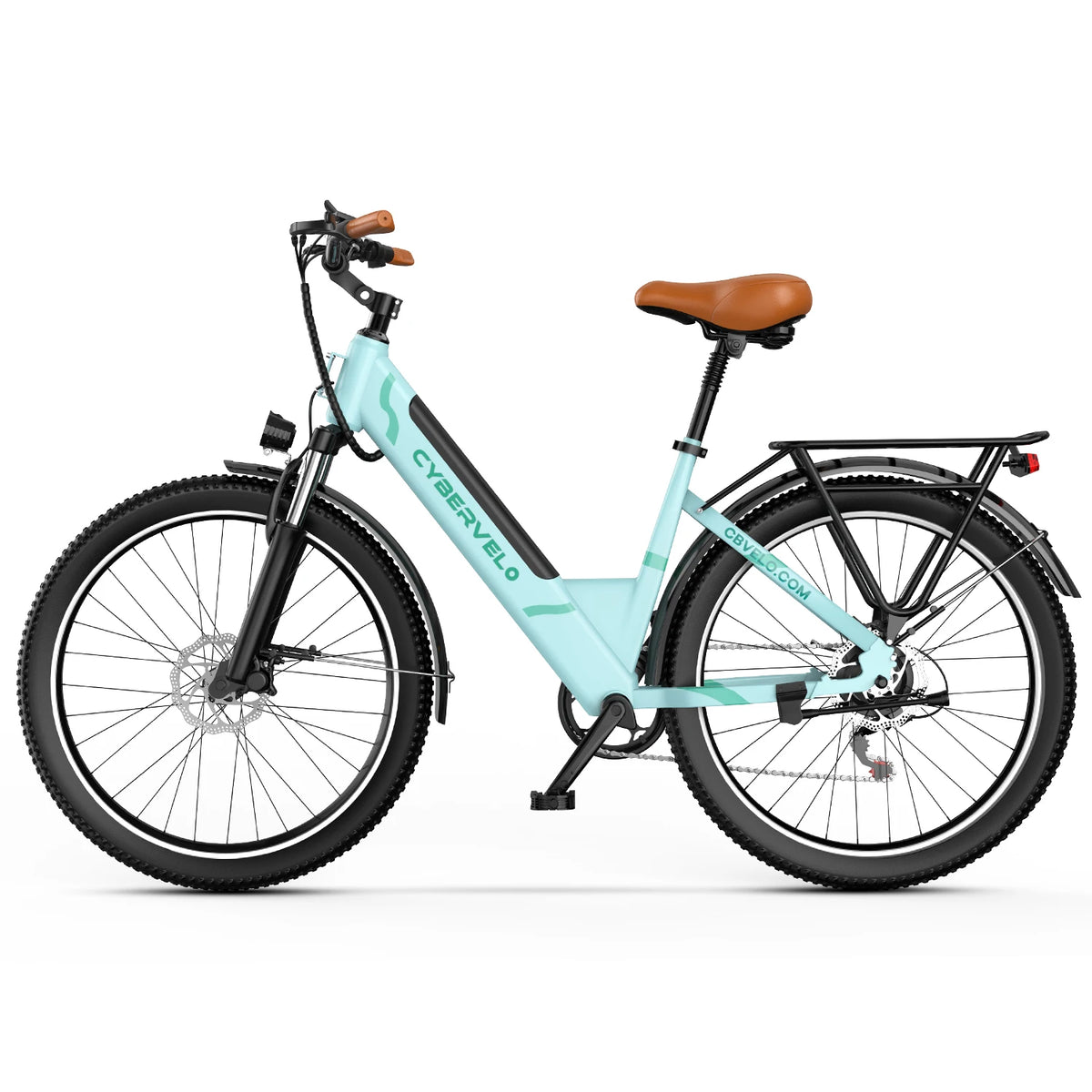 Cybervelo Urban Commute Electric Bike 1000W Peak Motor Detachable Battery