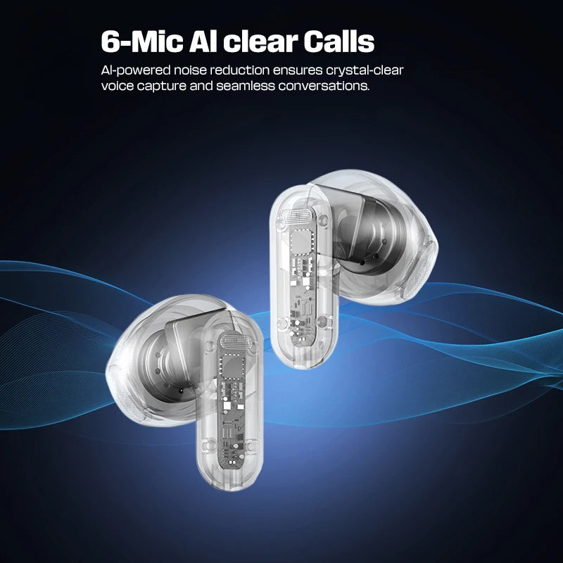 HTC Bluetooth AI Translator Earbuds With Low Latency Wireless Audio