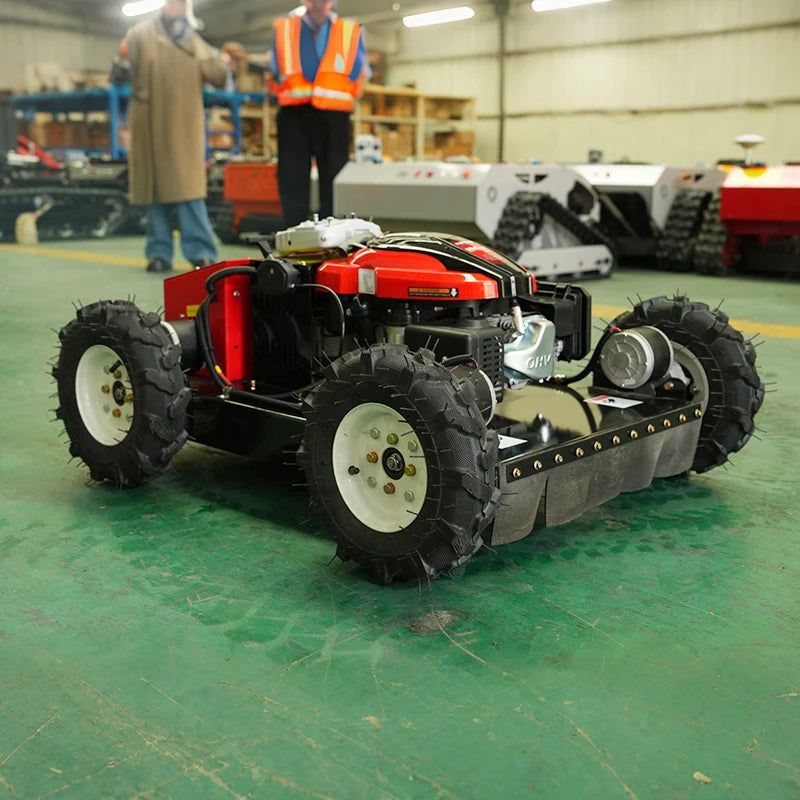 Self Powered Robotic Lawn Mower for Farm Garden Landscaping