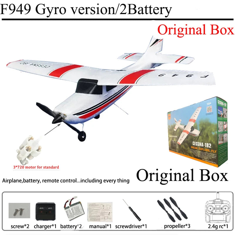 WLtoys F949 RC Airplane 3 Channel Fixed Wing Aircraft Gyroscope