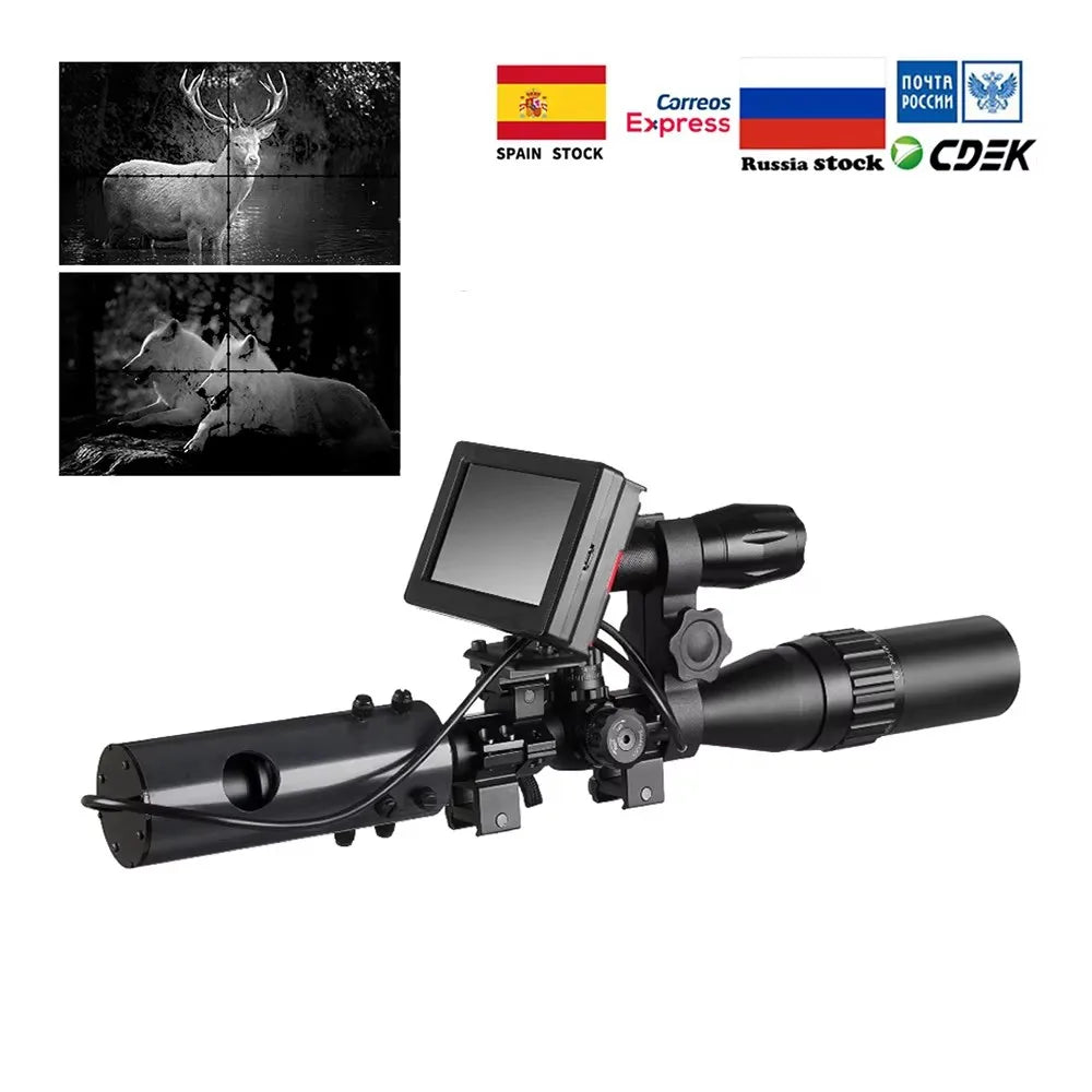 Fire Wolf 850nm Infrared LED Night Vision Rifle Scope Light
