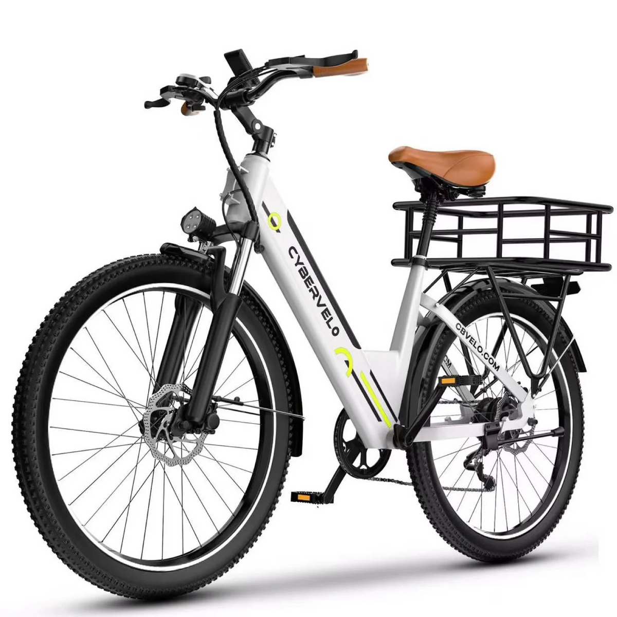 Cybervelo Urban Commute Electric Bike 1000W Peak Motor Detachable Battery