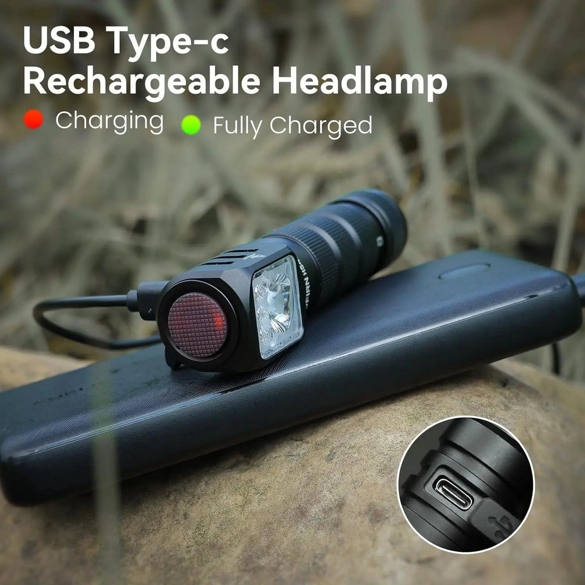 Sofirn HS42 USB C Rechargeable Headlamp With Magnetic Mount