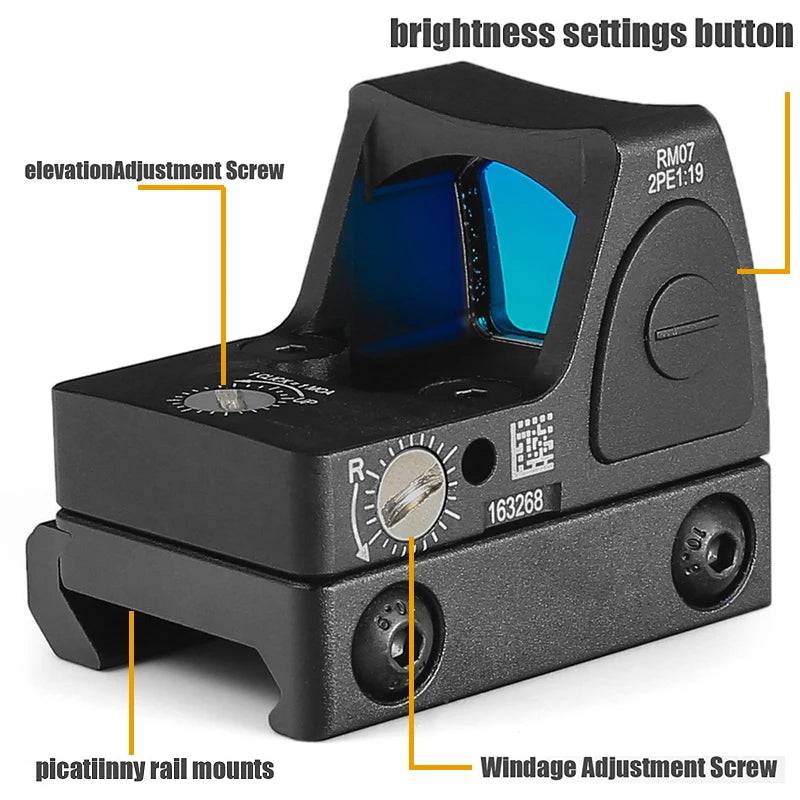 Nabila 3 MOA Tactical Red Dot Sight Reflex Hunting Optic