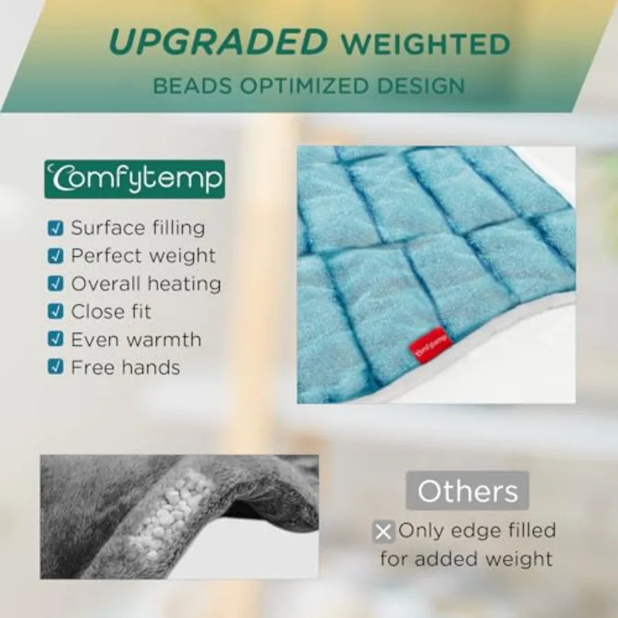 Weighted Electric Heating Pad For Neck Shoulder And Back