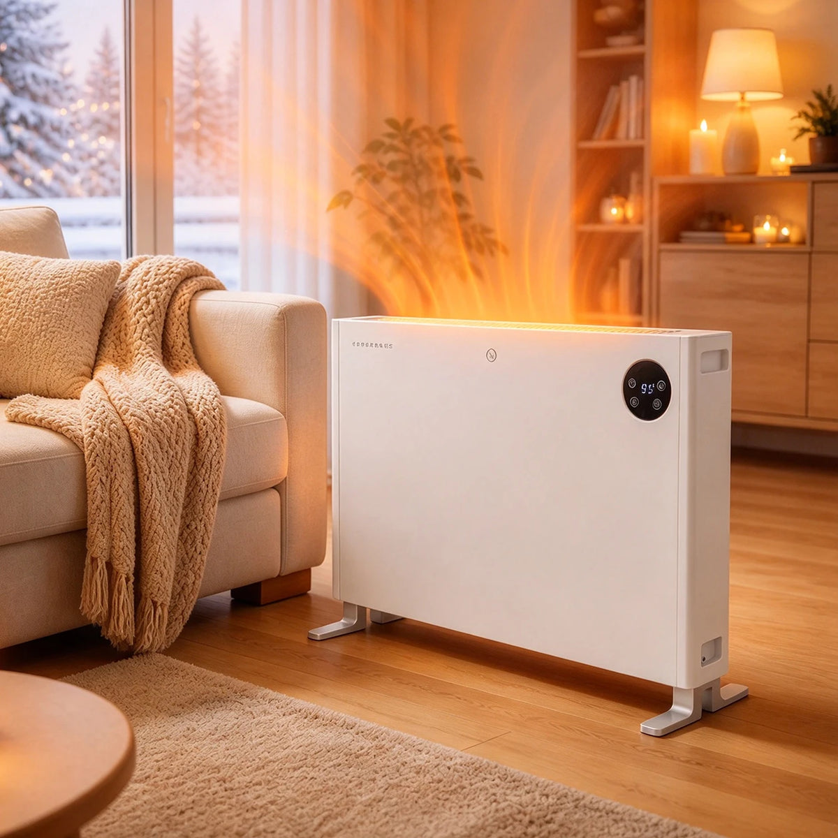 Gaomon Convection Space Heater With Remote And Adjustable Thermostat