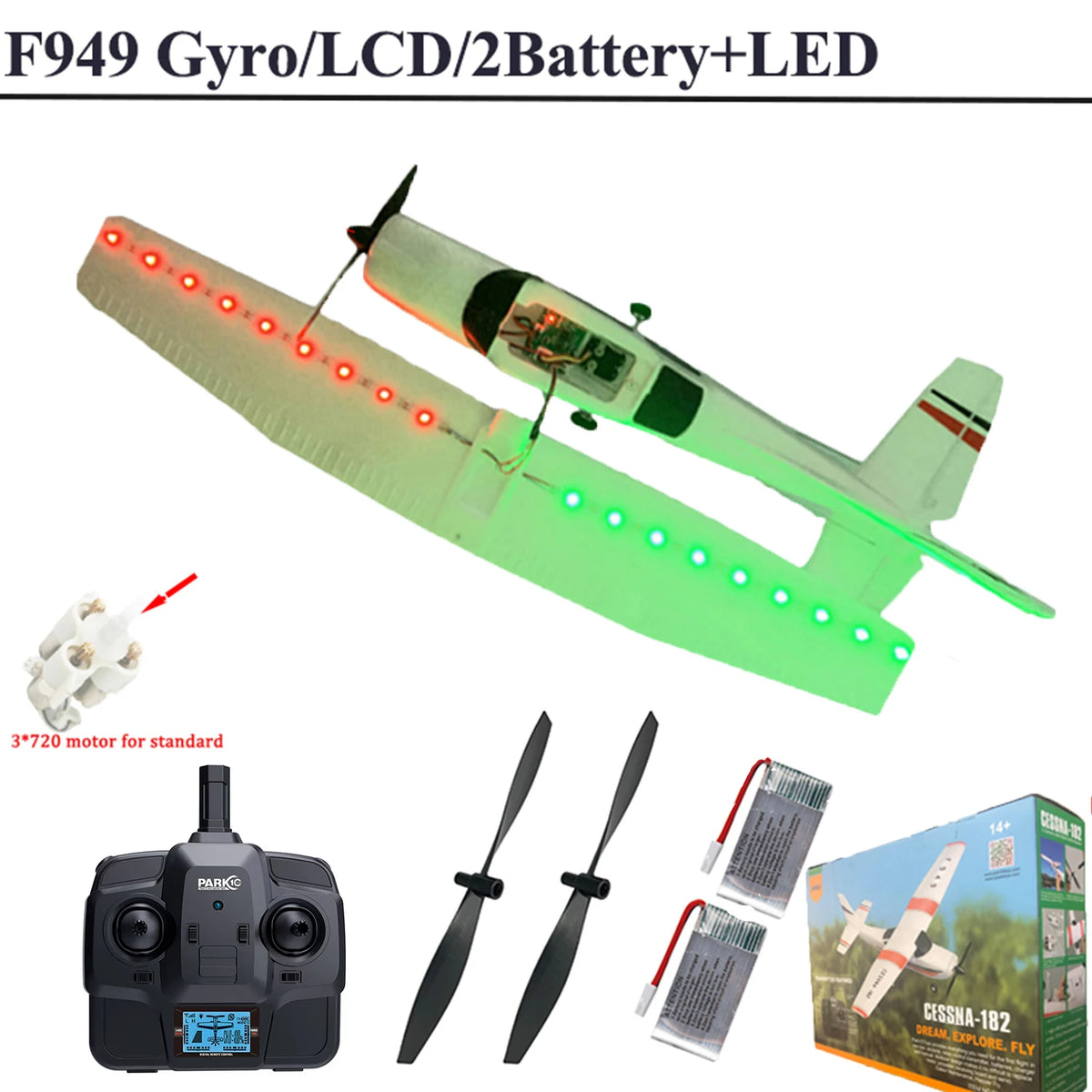 WLtoys F949 RC Airplane 3 Channel Fixed Wing Aircraft Gyroscope