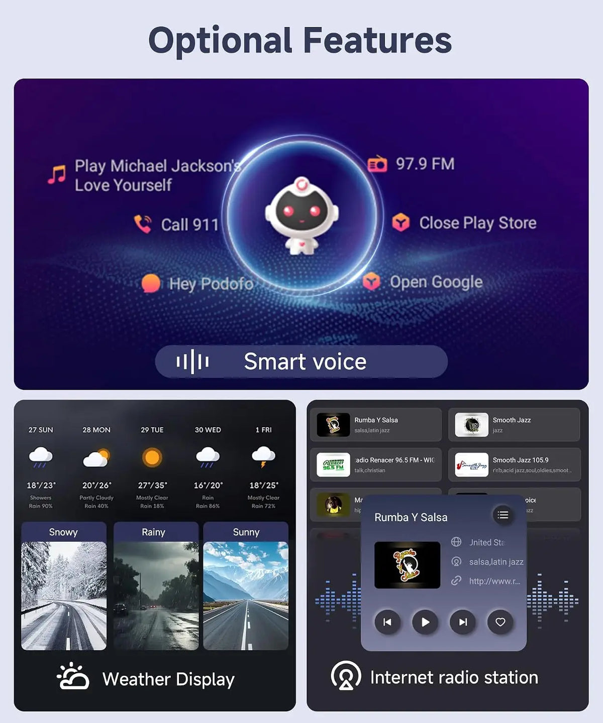 Android Touch Car Stereo Receiver With Wireless Carplay And WiFi