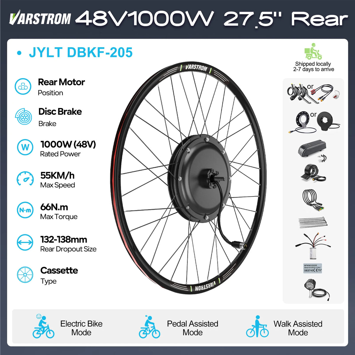 Bafang Brushless Rear Hub Motor For Cassette Wheel Drive