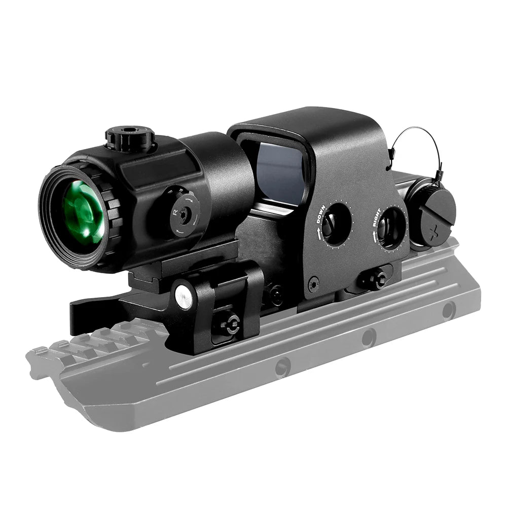 Nabila 3X Magnifier 558 Red Dot Combo Tactical Optics