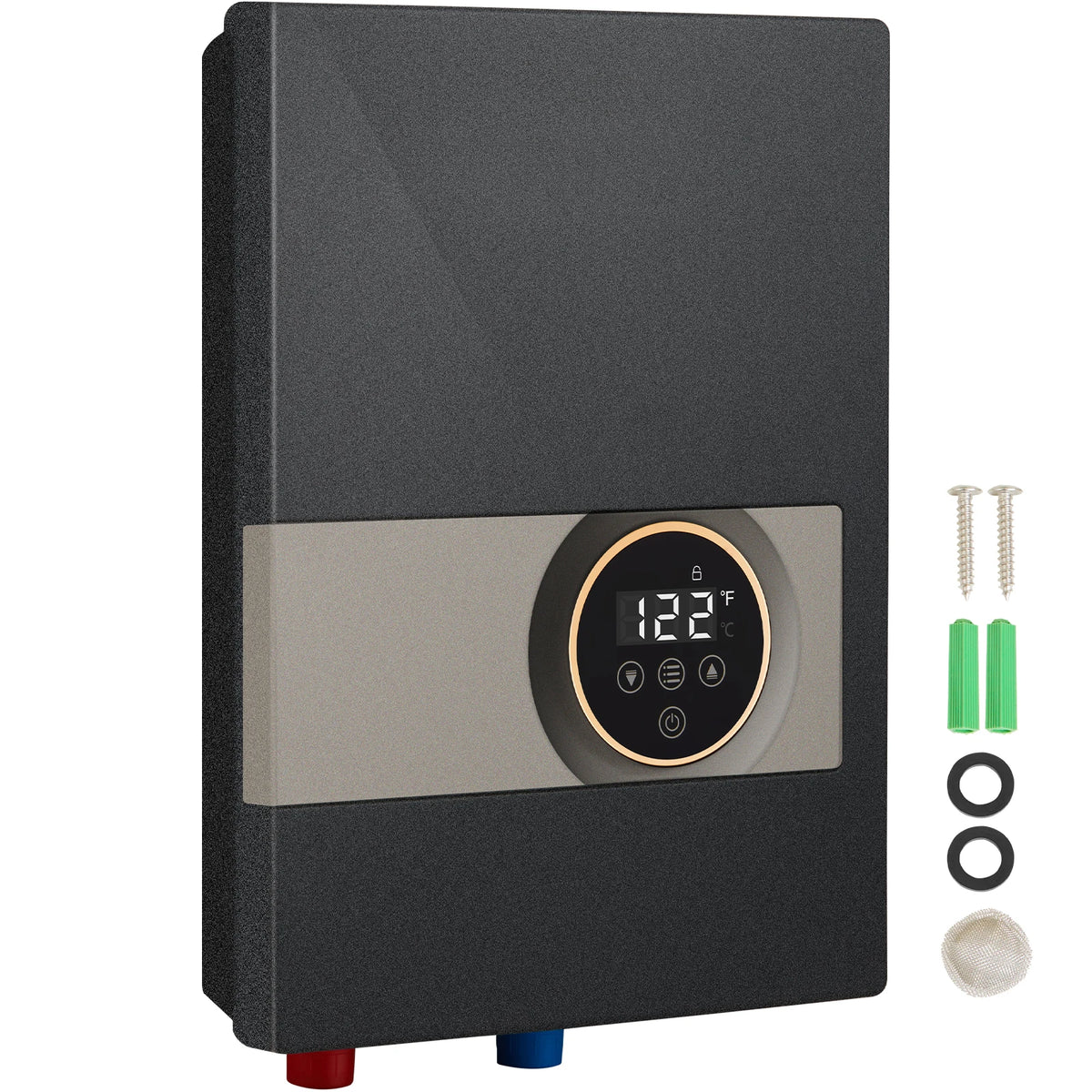 SucceBuy Instant Electric Water Heater With Digital Temperature Display