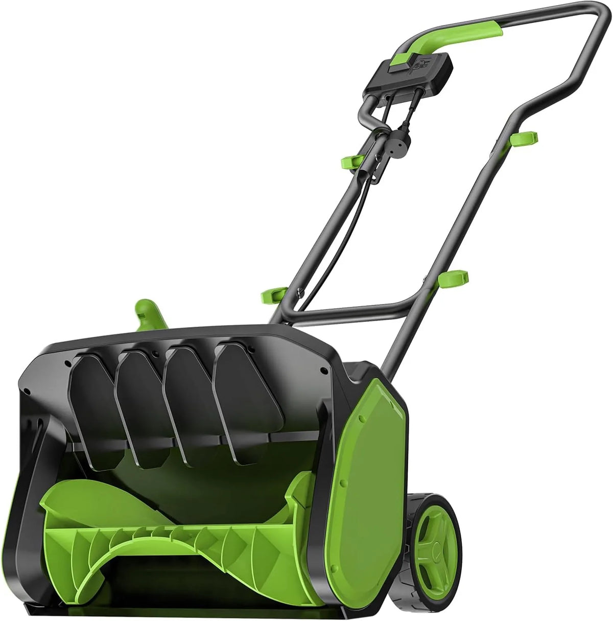 Deli Corded Electric Snow Shovel With Wheels And Safety Switch