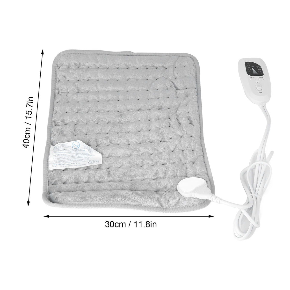 Electric Heating Pad With Smart Timer And Fast Even Heating