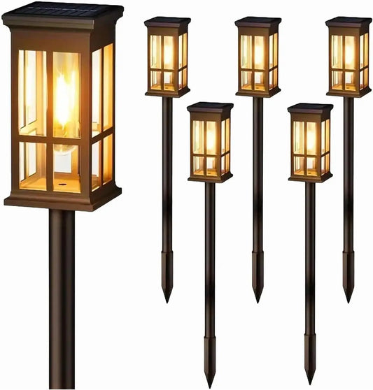 Solar Pathway Lights Waterproof LED Landscape Lighting For Gardens