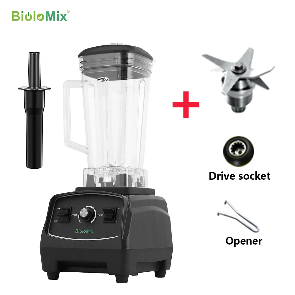 Biolomix Heavy Duty Commercial Blender for Smoothies and Food Prep