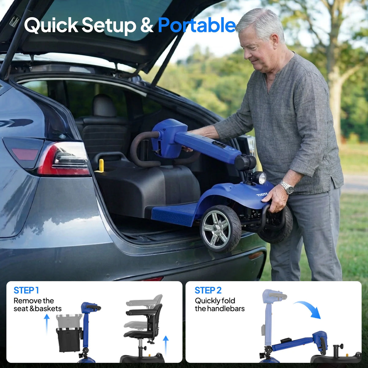 All Terrain Electric Mobility Scooter for Adults and Seniors