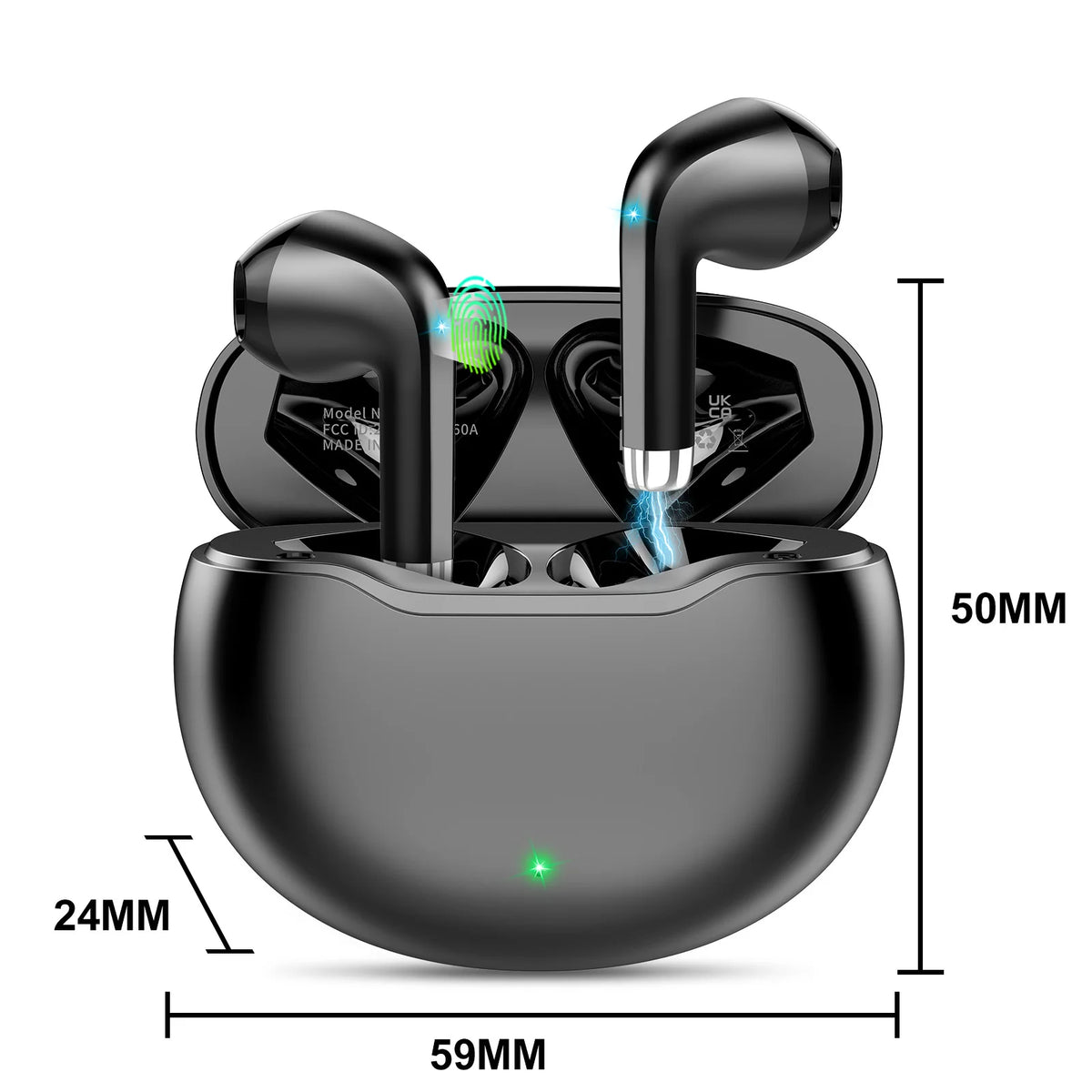 Kuizil T6 Wireless Bluetooth Earbuds With Active Noise Cancellation