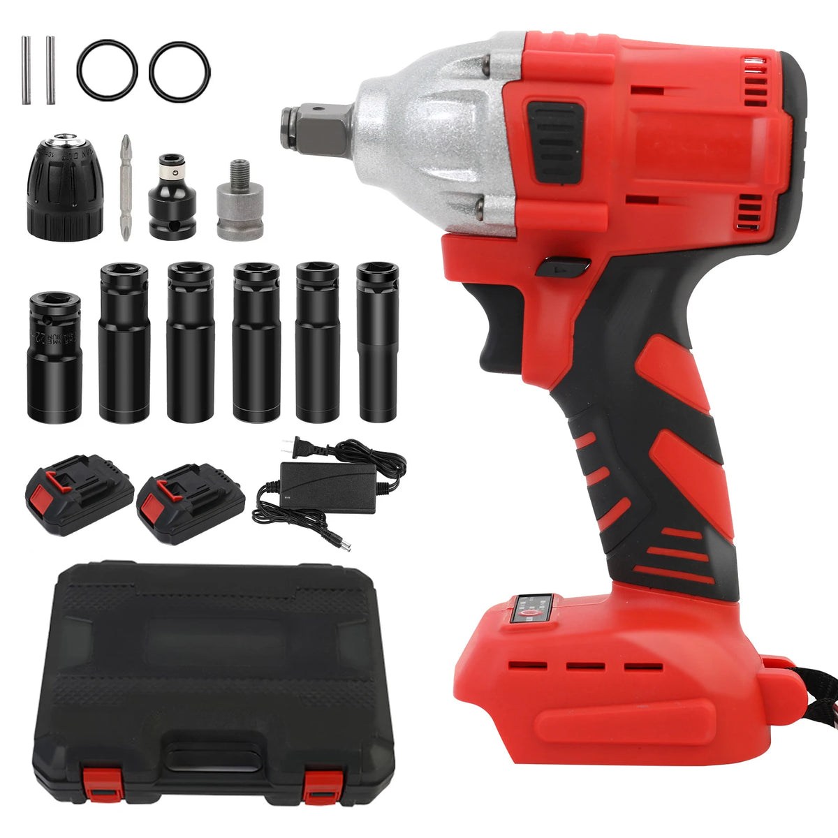 Brushless Cordless Impact Wrench for Automotive and Home DIY Repairs