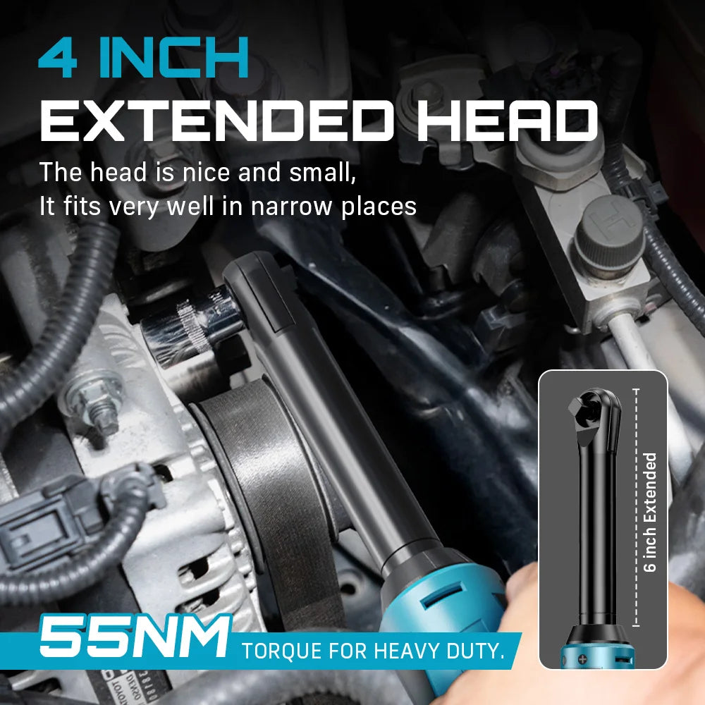 Seesii Cordless Electric Ratchet Wrench for Automotive Repair Tools