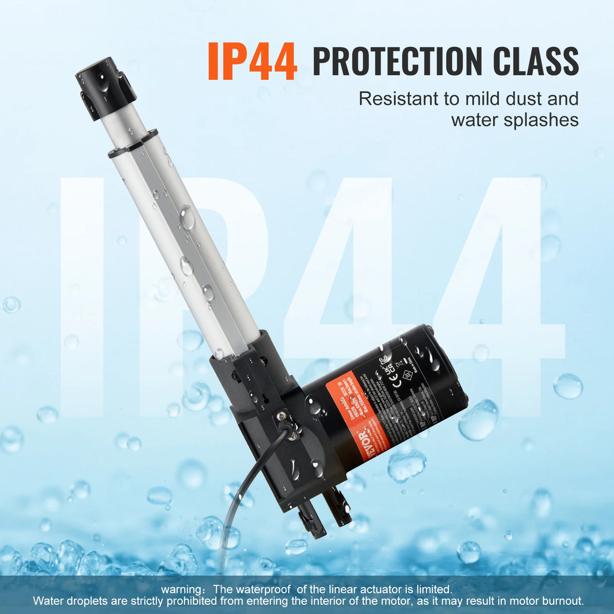 Heavy Duty 12V Linear Actuator With Mounting Bracket Assembly