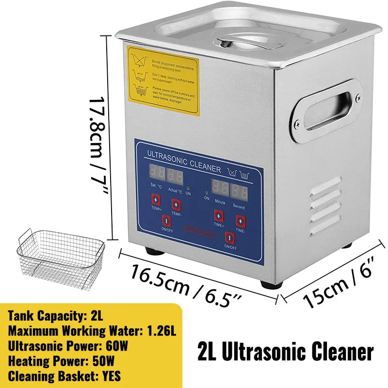 SucceBuy Portable Ultrasonic Cleaner For Household Dishwashing
