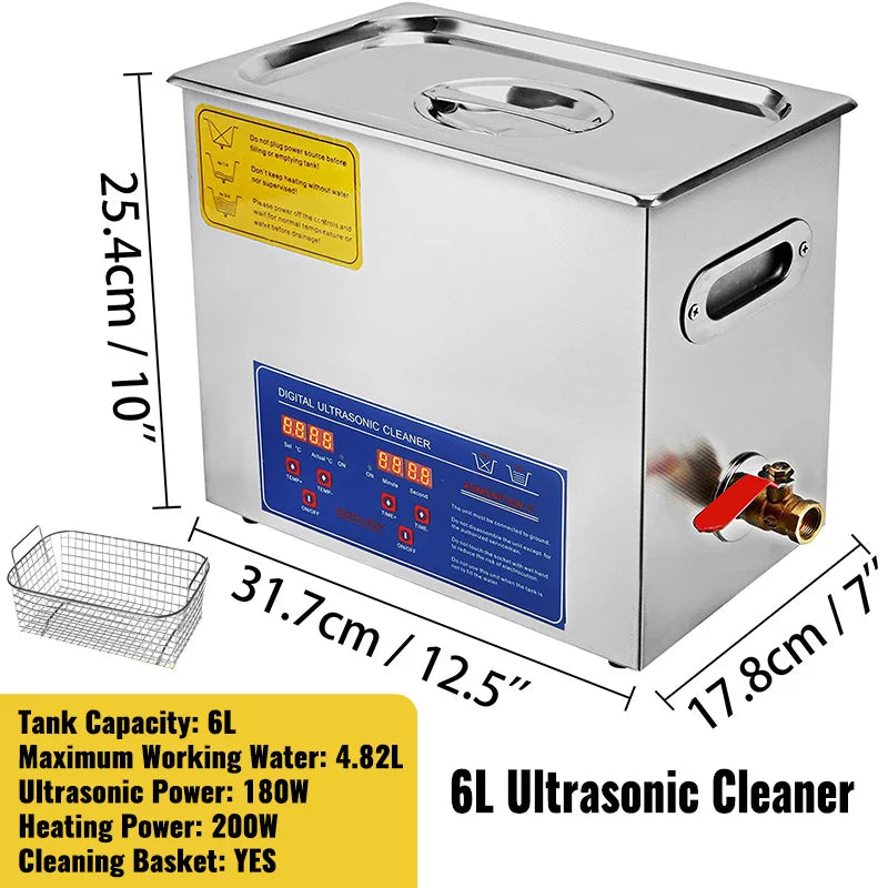 SucceBuy Portable Ultrasonic Cleaner For Household Dishwashing