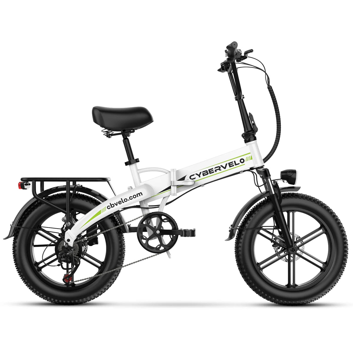 Cybervelo Ek5 Foldable 1000W Electric Mountain Ebike Long Travel Range