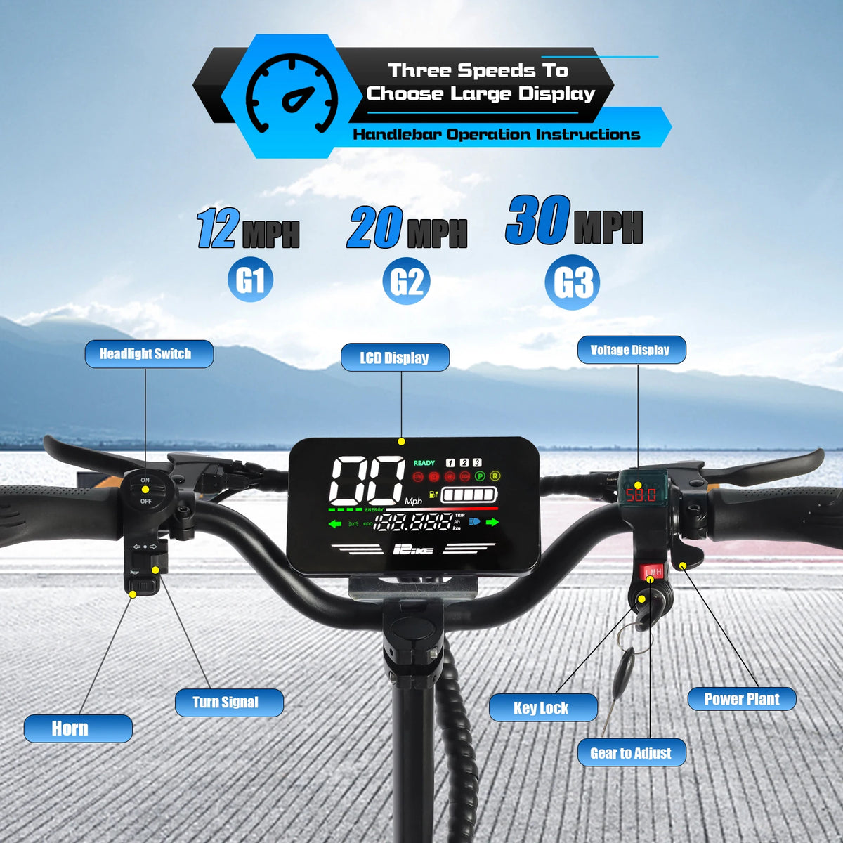 Arwibon Q30 Adult Electric Scooter With Folding Off Road Design