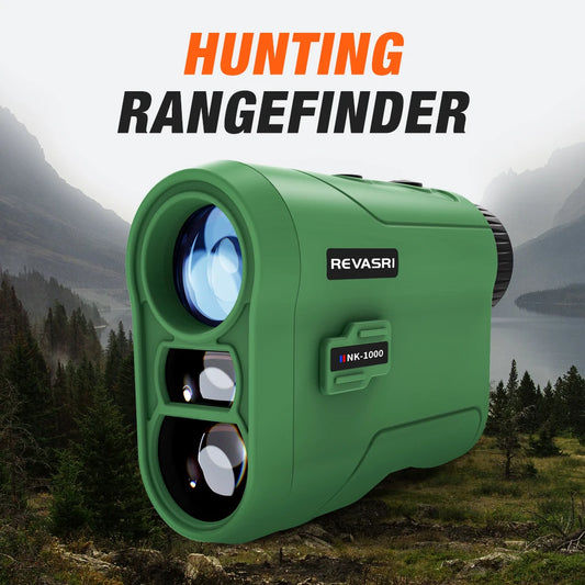 REVASRI Laser Rangefinder With Slope Compensation For Hunting And Golf