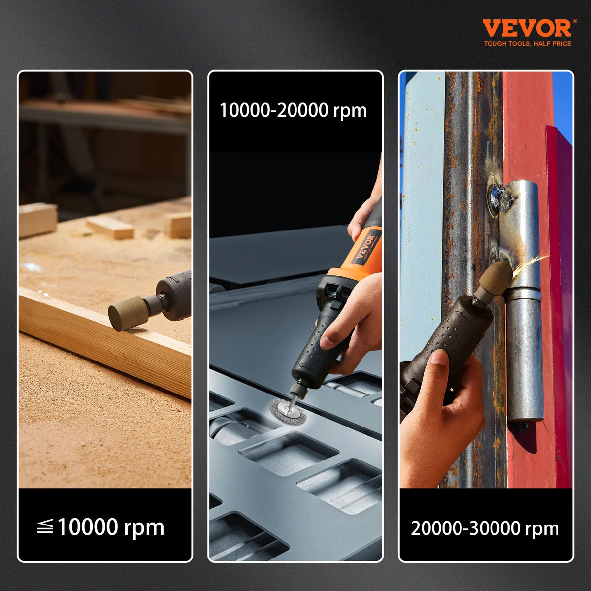 SucceBuy Variable Speed Electric Die Grinder for Polishing and Grinding