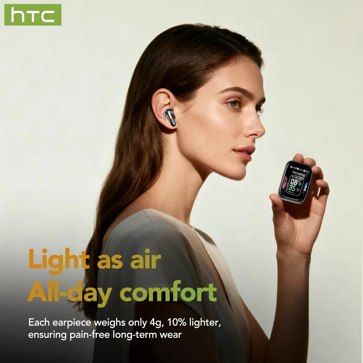 Wireless Bluetooth Earbuds With Noise Cancelling And AI Translation Features