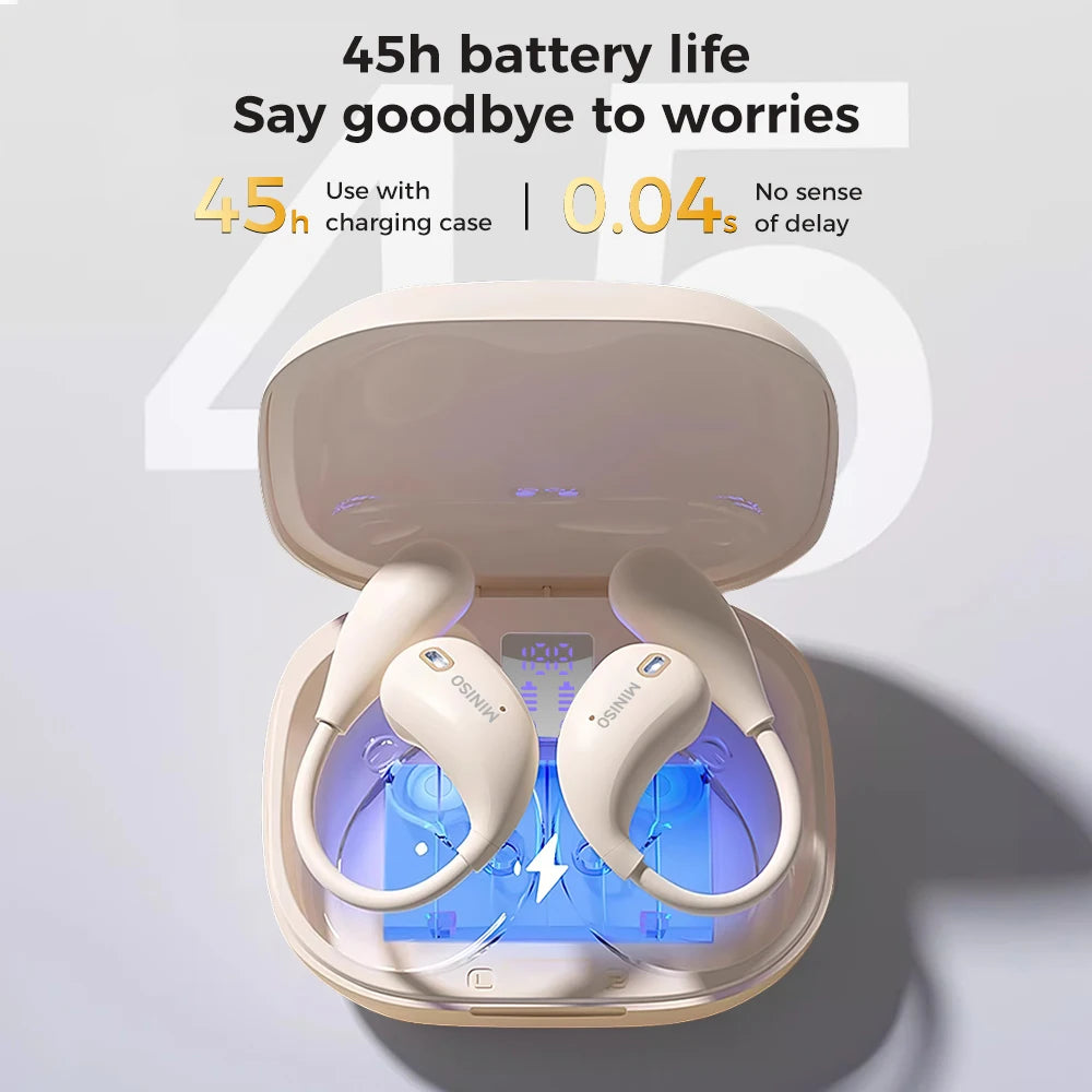 MINISO X33 Wireless Bluetooth Open Ear Headphones With AI Translation