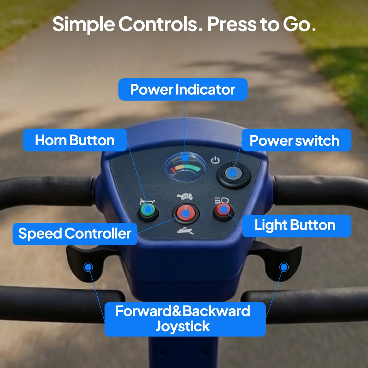 All Terrain Electric Mobility Scooter for Adults and Seniors