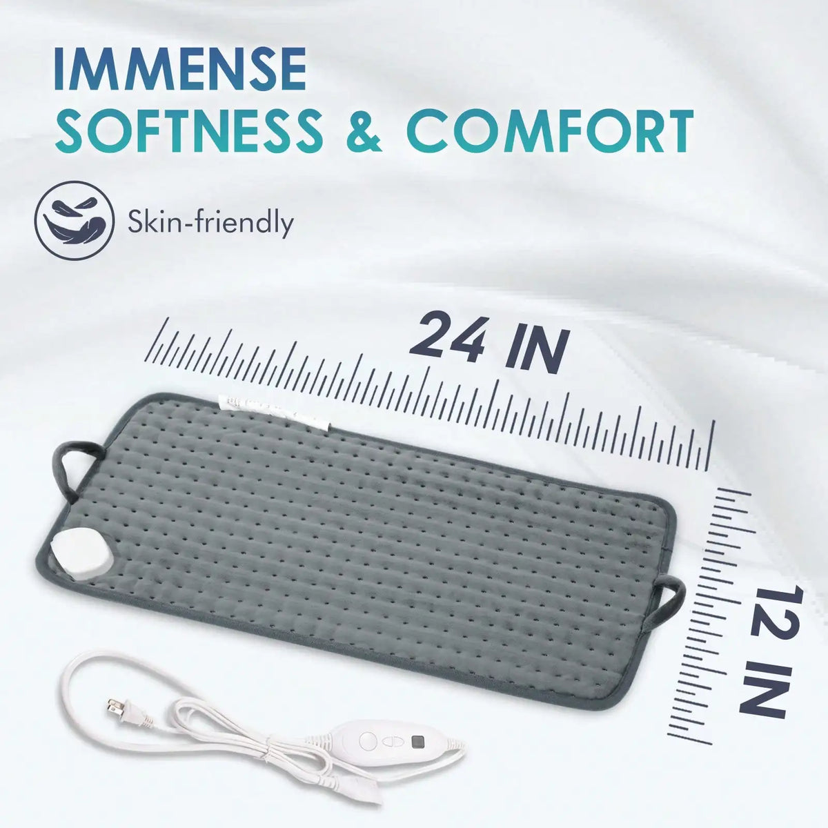 Heating Pad With Handles For Neck Back And Muscle Relief