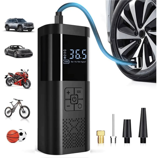 STSCELZ Cordless Tire Inflator With Digital Gauge And Auto Shutoff