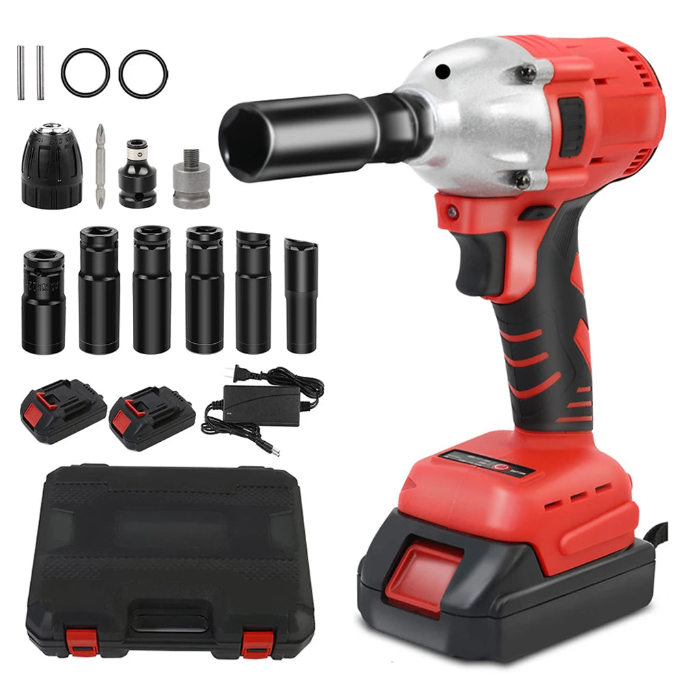 Brushless Cordless Impact Wrench for Automotive and Home DIY Repairs