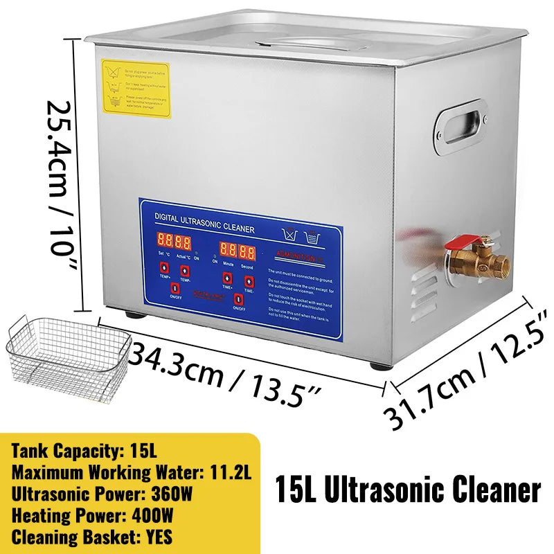 SucceBuy Portable Ultrasonic Cleaner For Household Dishwashing