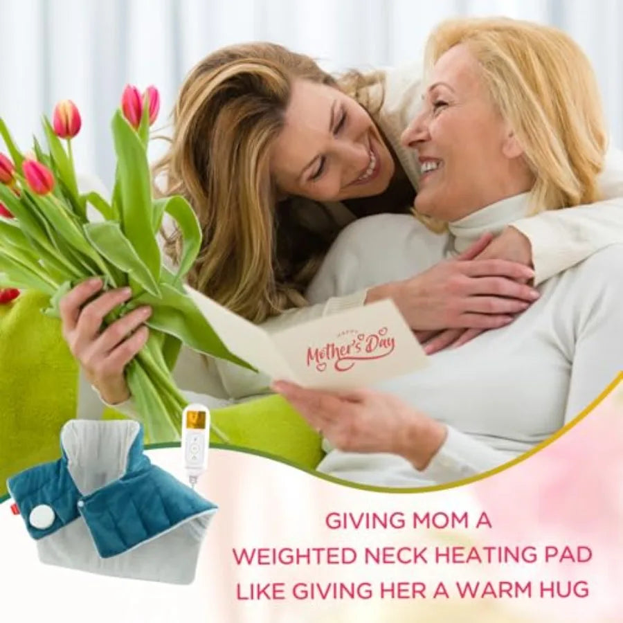 Weighted Electric Heating Pad For Neck Shoulder And Back