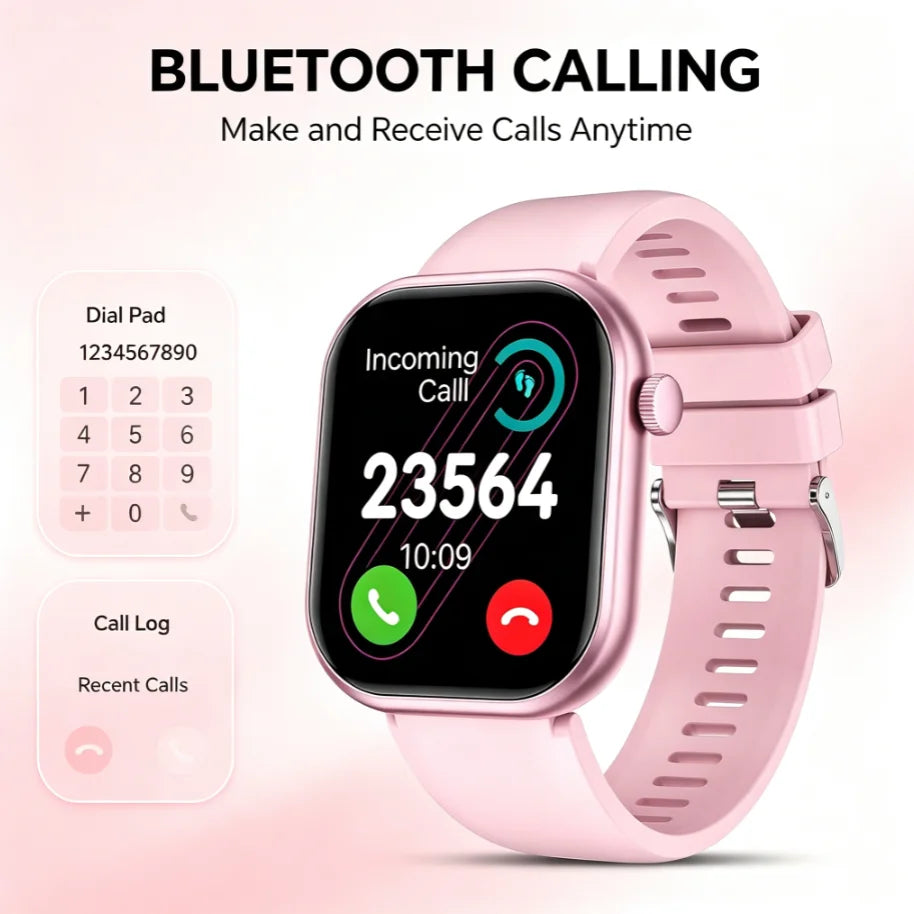 ERUN Bluetooth Calling Smartwatch Fitness Tracking For Android And iPhone