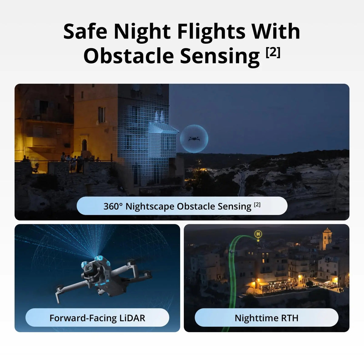 DJI Camera Drone With 4K Video And Obstacle Sensing