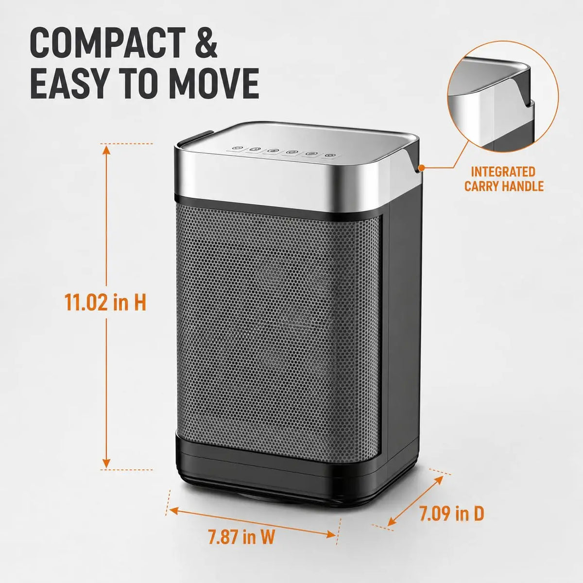 GAOMON Ceramic Space Heater with Remote & Oscillation