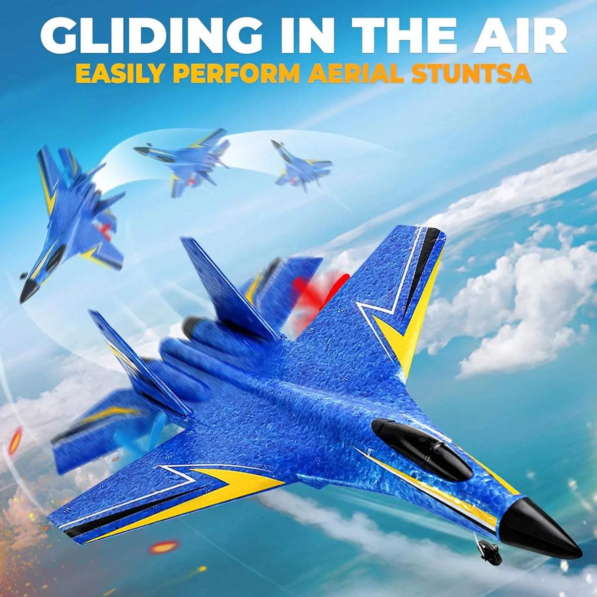 HW33 Fighter Jet Toy With 6 Axis Gyroscope Remote Control