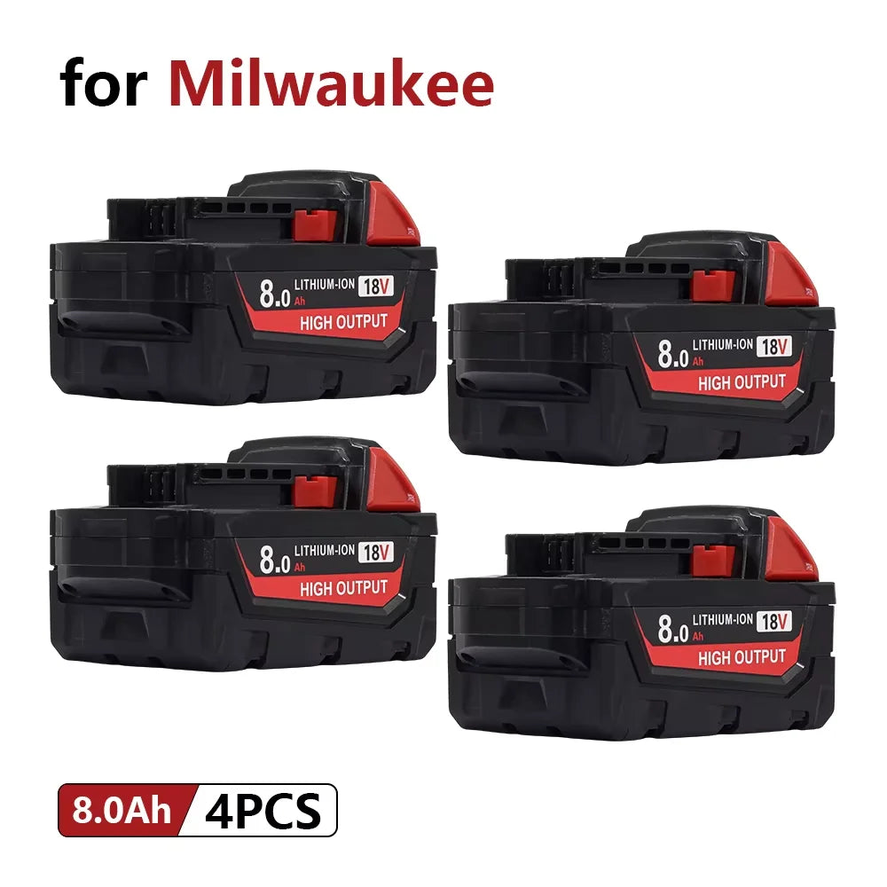 Replacement Battery Compatible With Milwaukee M18 Power Tools