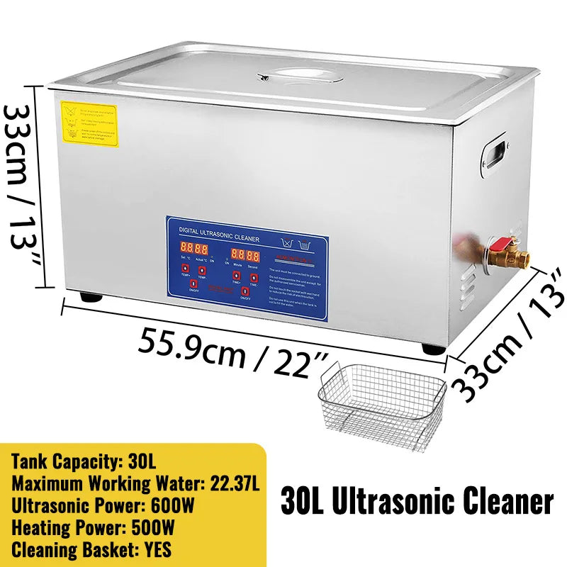 SucceBuy Portable Ultrasonic Cleaner For Household Dishwashing