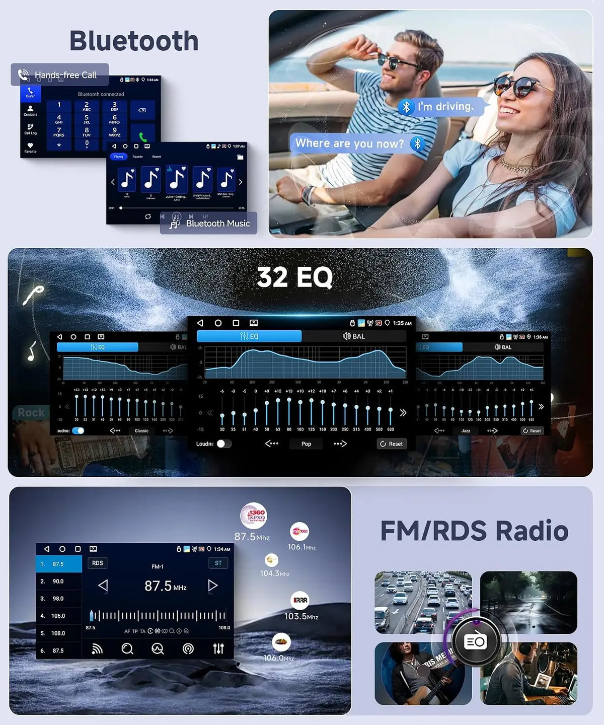 Android Touch Car Stereo Receiver With Wireless Carplay And WiFi