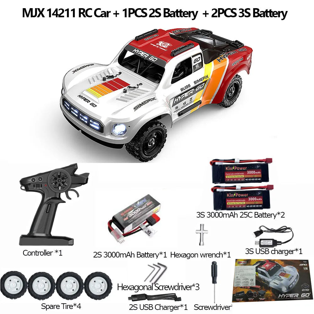 HYPER GO Brushless 4WD Remote Control Off Road Racing Truck