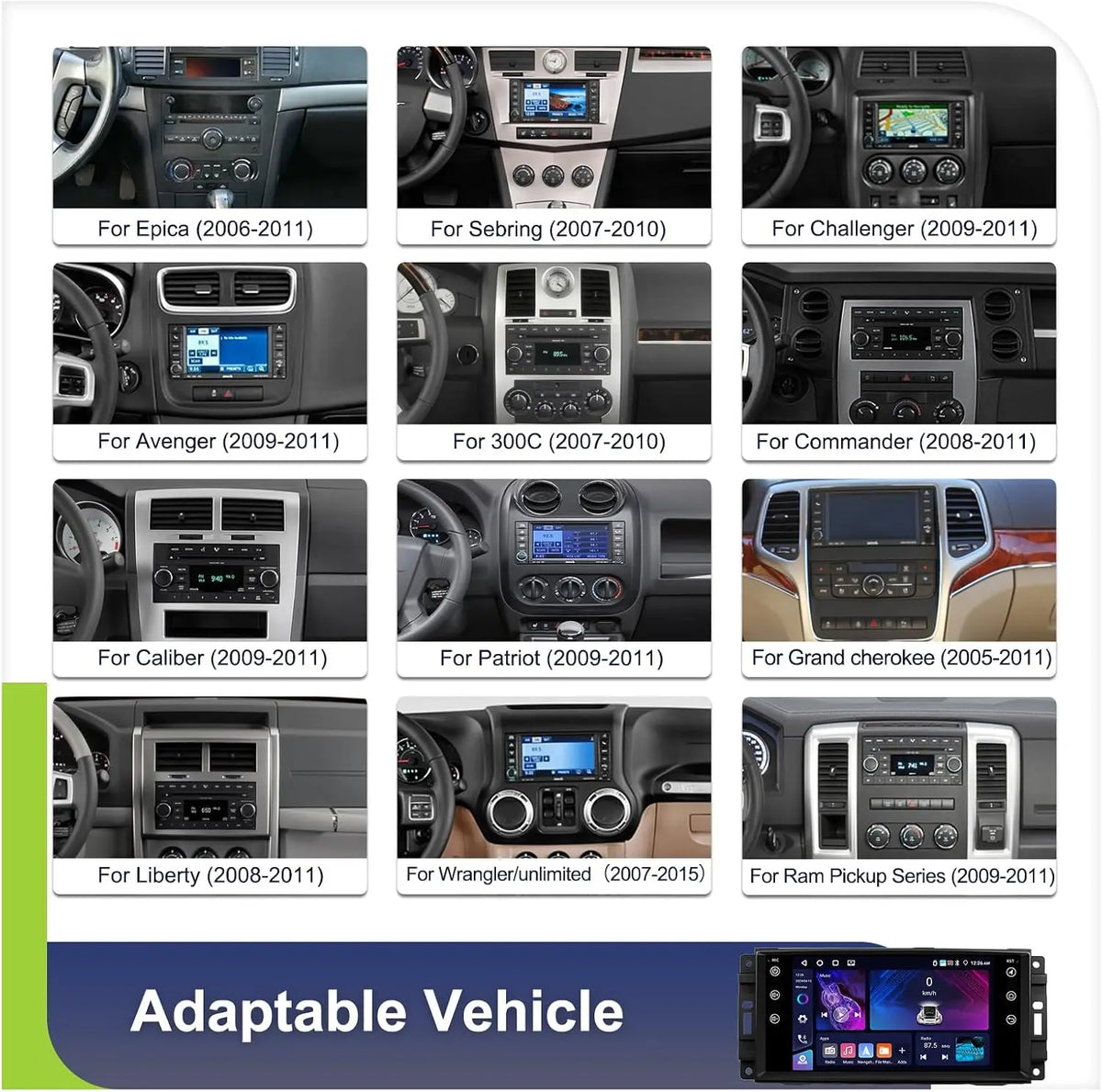 Android Touch Car Stereo Receiver With Wireless Carplay And WiFi