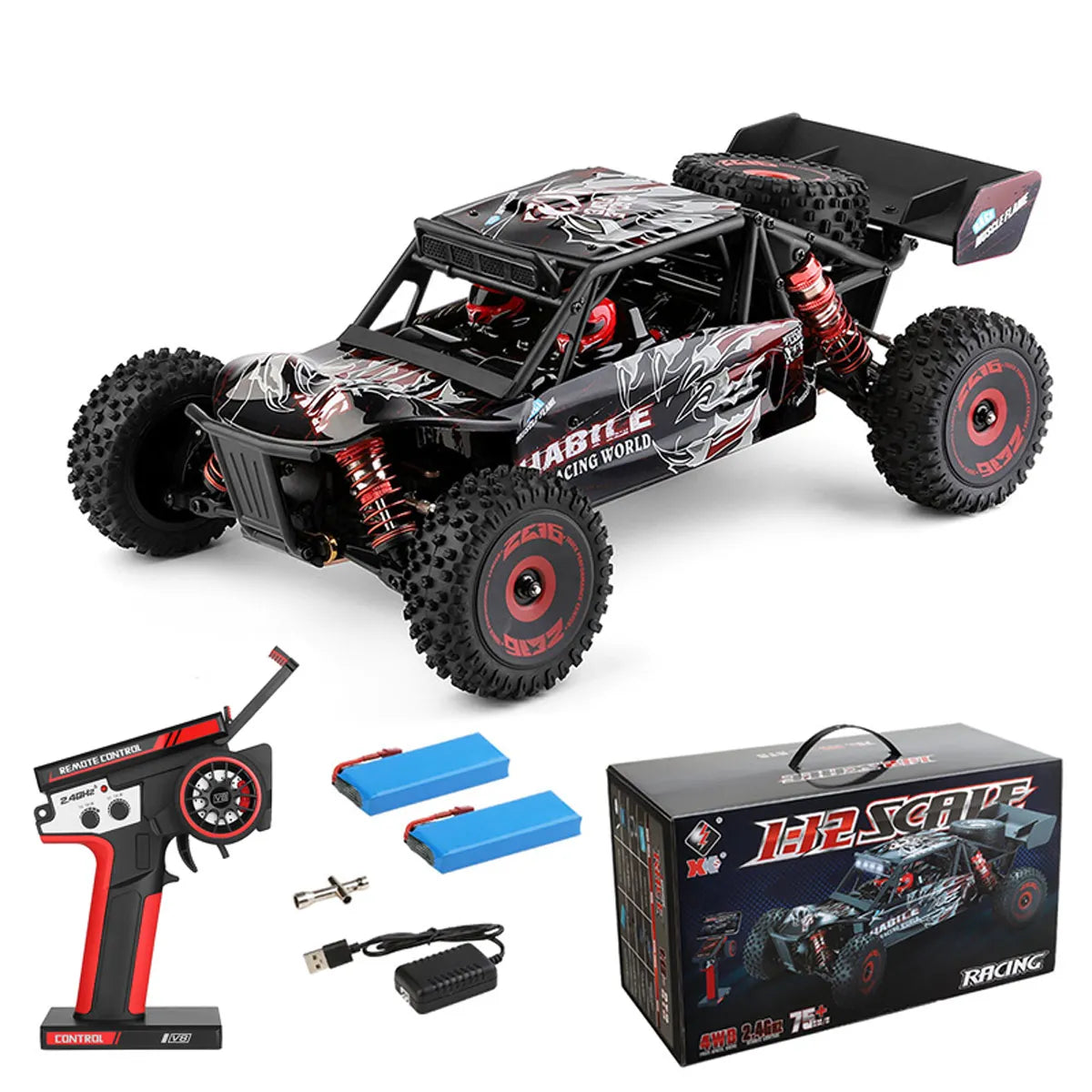 WLtoys 124016 4WD Off-Road Remote Control Racing RC Car