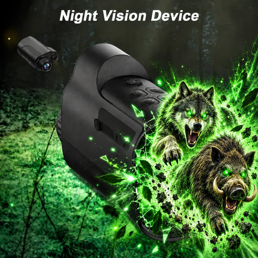 Night Vision Monocular With 10x Digital Zoom And Hd Screen